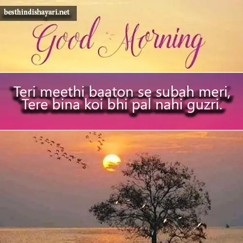 Good Morning Shayari in English