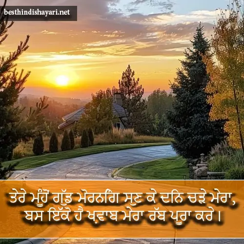 Punjabi Good Morning Shayari