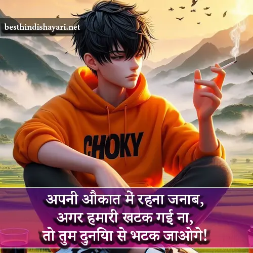 Boys Attitude Shayari