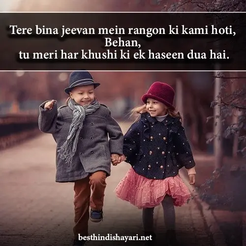 Sister Love Shayari in English